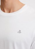 トップス marka BASE BALL SHIRT ORGANIC LINEN 1 T-shirt regular Made of pure organic cotton - white
