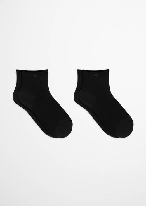 Calcetines bajos black vista exterior del zapato derecho