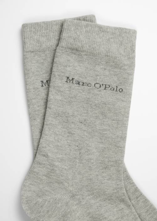 Logo-Socken grey melange in Detailansicht