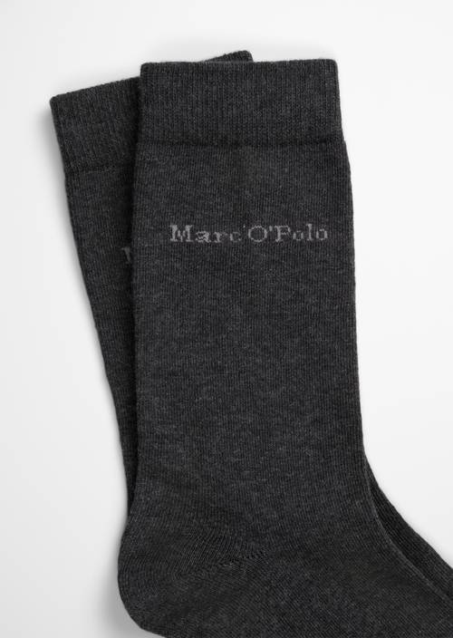 Logo-Socken anthracite in Detailansicht