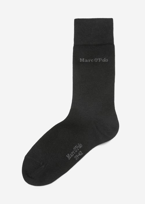 Chaussettes à logo black vue extérieure de la chaussure droite