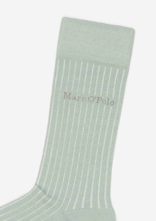 Ripp-Socken mint in Ansicht von schräg oben