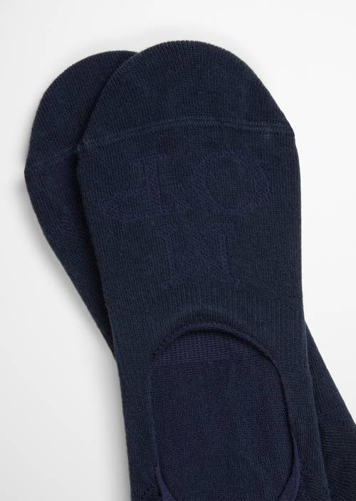 Chaussettes invisibles total eclipse en vue de dessus en angle