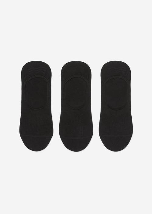 In-shoe sokken black in vooraanzicht