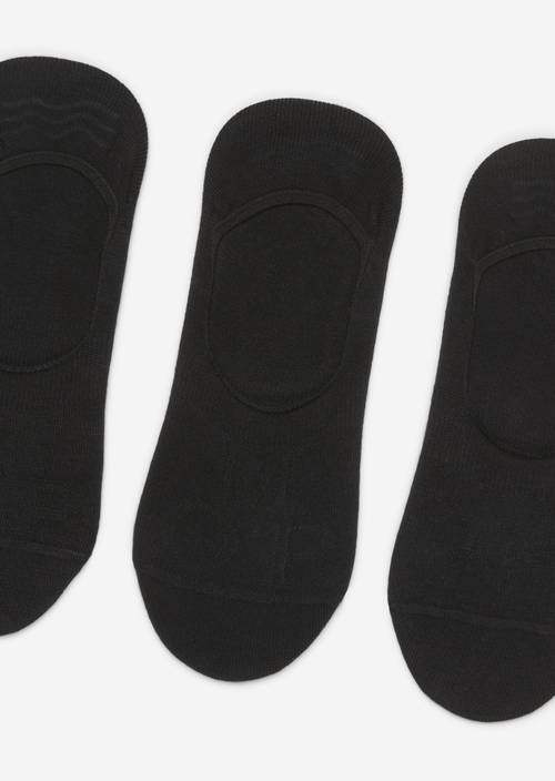 In-shoe sokken black in detailaanzicht