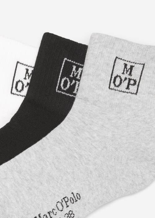 Sportieve kwart sokken Mix in detailaanzicht