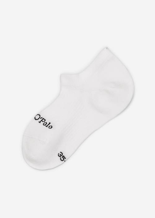 Low-Cut Sneaker-Socken white in Frontalansicht