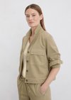 Marc O'Polo Indoor-Jacke regular, Damen, beige, Gr. 42, 88% Baumwolle, 12% Leinen