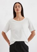 white satin t shirt