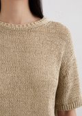 【BAON】[unisex] Milonde Ribbed Round Over Knit Old Money Ribbed Knit Lousy Sweater – BLENIN
