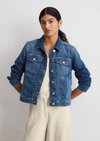 Marc O'Polo Klassische Jeansjacke, Damen, blau, Gr. l, 92% Baumwolle, 6% Elastomultiester, 2% Elasthan