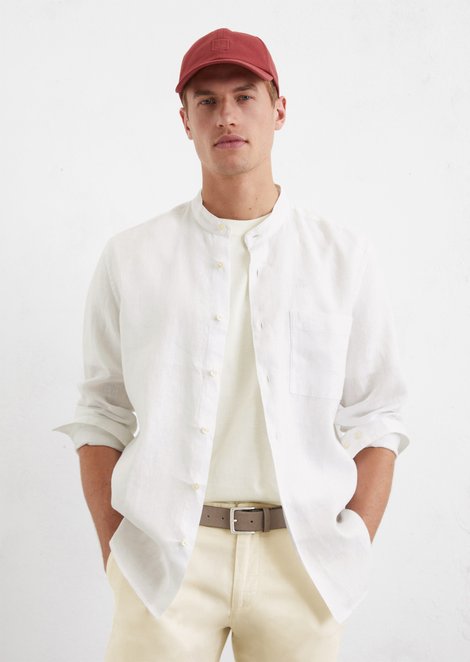 Marc O'Polo overhemd, Heren, wit, 3xl, 100% Linnen