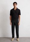 Marc O'Polo Linnen broek model Osby joggerplooien, Heren, zwart, 29/32, 100% Linnen
