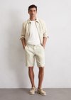 Marc O'Polo Korte broek model Reso jogger, Heren, beige, 36, 100% Linnen