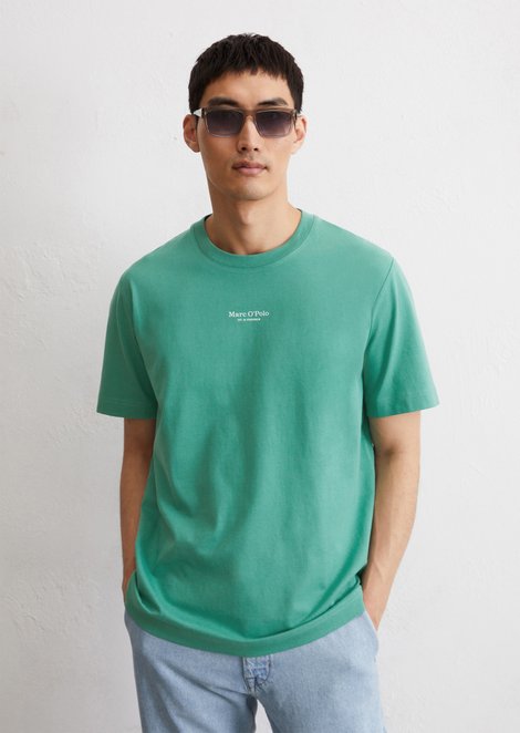 Marc O'Polo T-shirt regular, Heren, groen, L, 100% Katoen