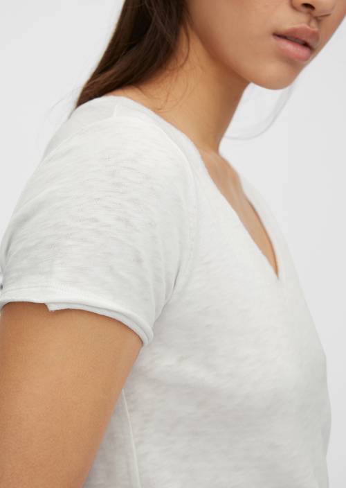 T-Shirt white in Detailansicht